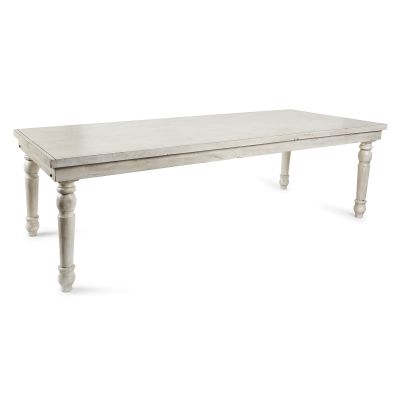 Image of Solano Dining Table, Whitewash